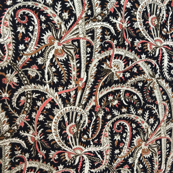 J.CREW No2 PENCIL SKIRT IN FEATHER PAISLEY SZ 8 - Picture 3 of 6